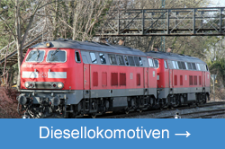 Diesellokomotive im Bahnhof Lindau
